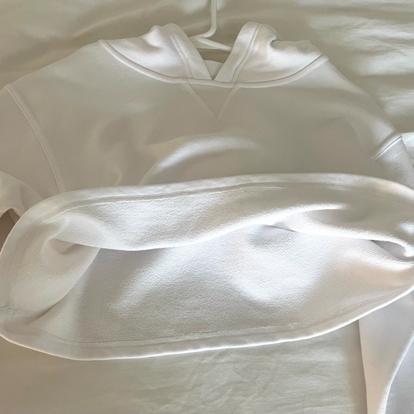 Lululemon Cropped White Hoodie - Picture 8 of 9